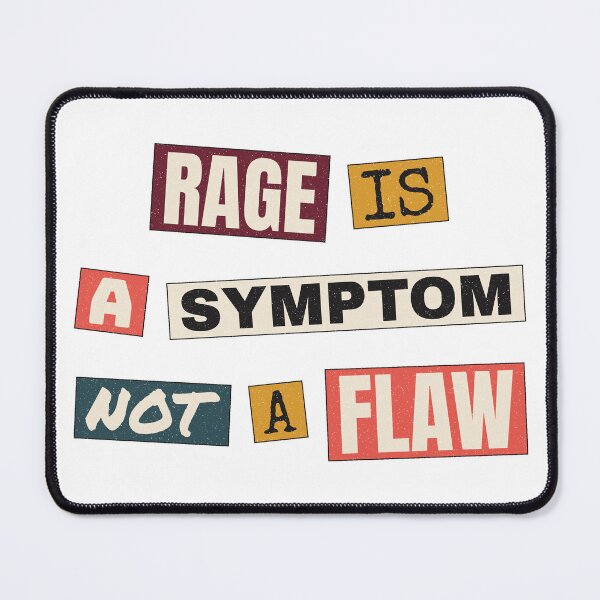 Item preview, Rage as a Symptom designed and sold by RiotGrrlGoods.