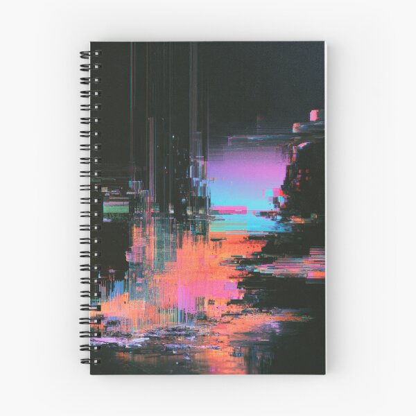 Item preview, Neon Ruins – Abstract Digital Glitch designed and sold by AlfiB.