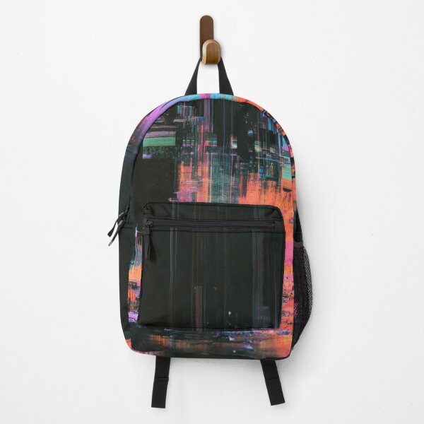 Item preview, Neon Ruins – Abstract Digital Glitch designed and sold by AlfiB.