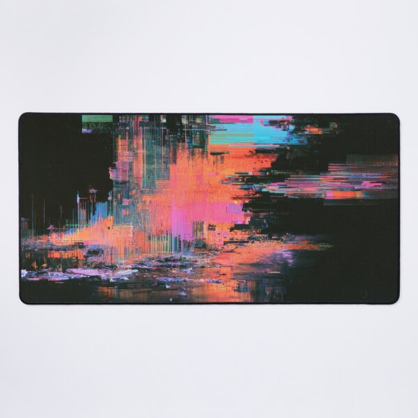 Item preview, Neon Ruins – Abstract Digital Glitch designed and sold by AlfiB.