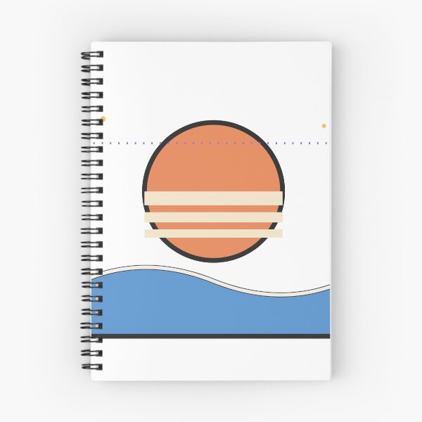 Item preview, Retro Sunset Wave Aesthetic Sticker designed and sold by BYyass25.