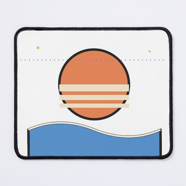Item preview, Retro Sunset Wave Aesthetic Sticker designed and sold by BYyass25.