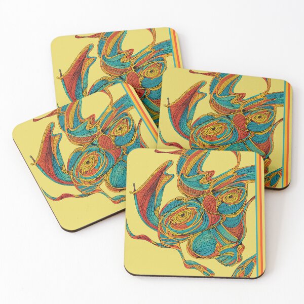 Item preview, Coiled Creature - Psychedelic Line Art designed and sold by photossmirnov.