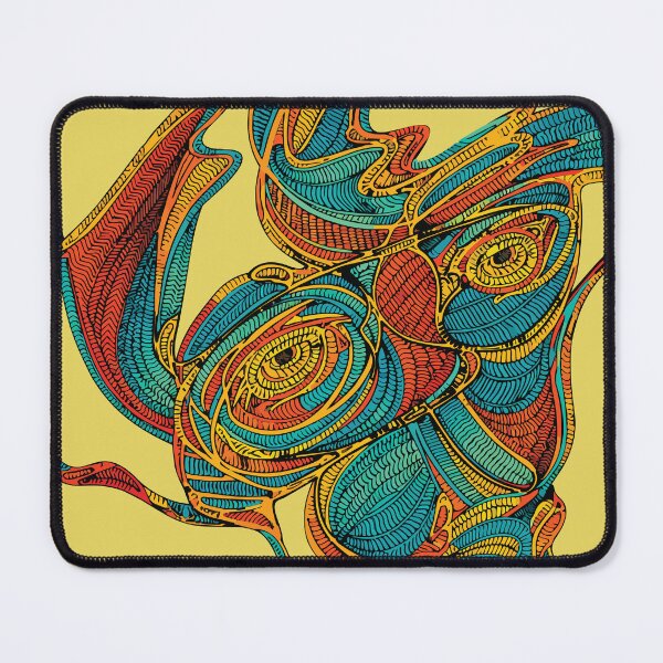 Item preview, Coiled Creature - Psychedelic Line Art designed and sold by photossmirnov.