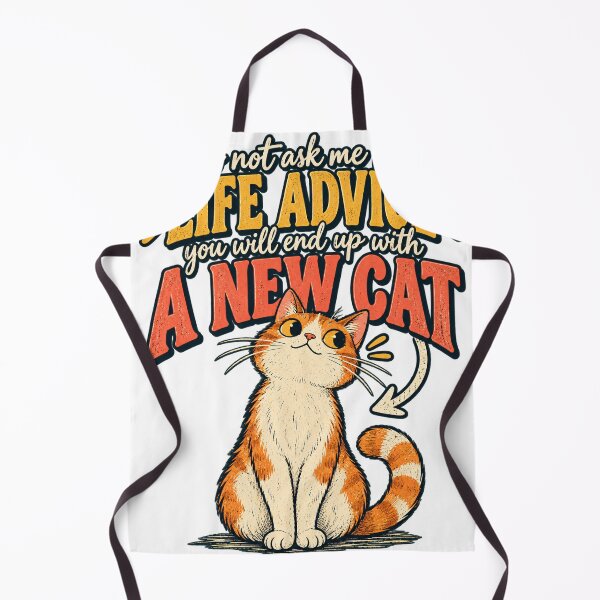 Item preview, Life Advice? You'll End Up With A New Cat designed and sold by Nordo Studio.