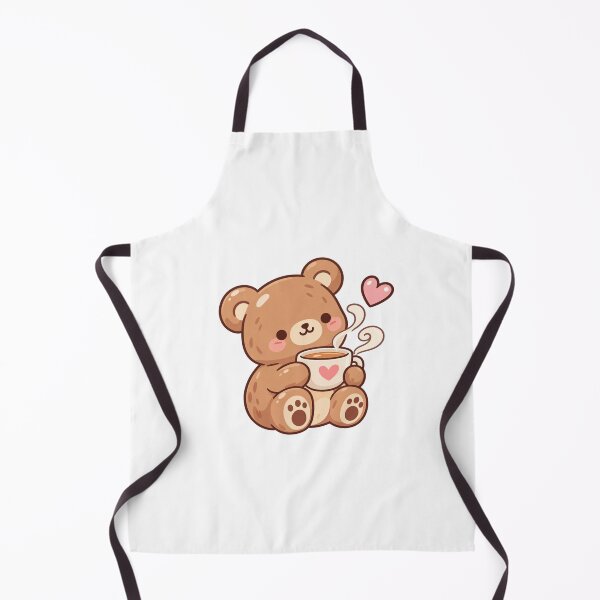 Item preview, Cozy Bear Drinking Tea Cute Kawaii Sticker designed and sold by StickyDelights.