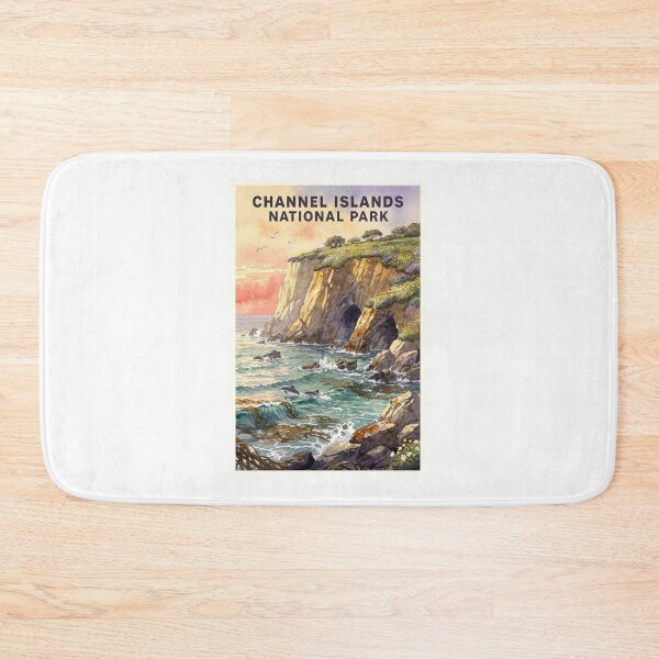 Item preview, Channel Islands National Park California Vintage Watercolor Travel designed and sold by Teelogic.
