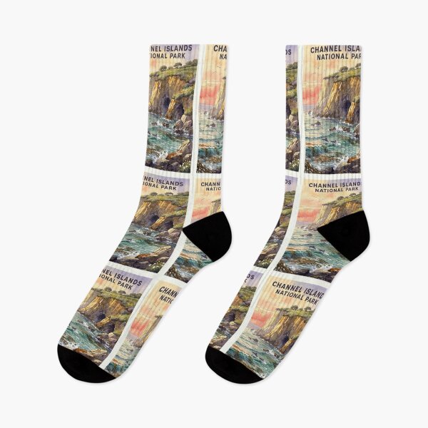 Item preview, Channel Islands National Park California Vintage Watercolor Travel designed and sold by Teelogic.