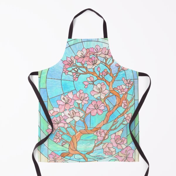 Item preview, Cherry Blossom Stained Glass Art designed and sold by LaRoach Digital Arts.