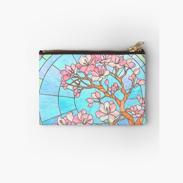 Item preview, Cherry Blossom Stained Glass Art designed and sold by LaRoach Digital Arts.