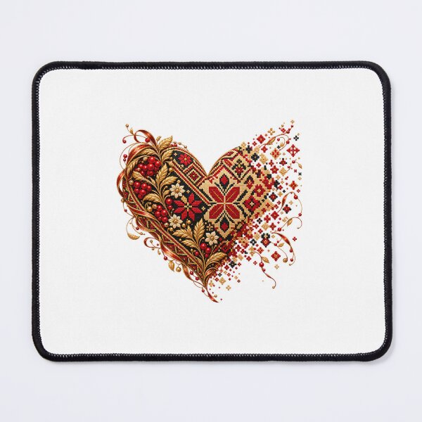 Item preview, Ukraine Embroidery Heart Folk Art designed and sold by Your BEST art.