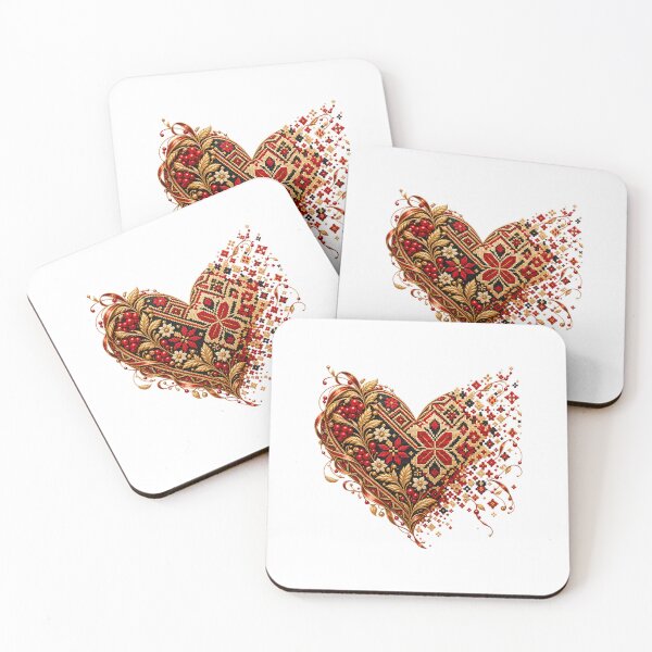 Item preview, Ukraine Embroidery Heart Folk Art designed and sold by Your BEST art.