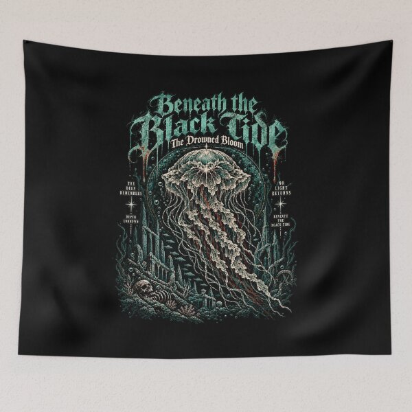 Item preview, The Drowned Bloom Abyssal Jellyfish designed and sold by Ashen Threads Studio.