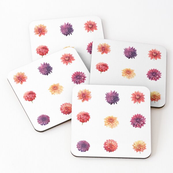 Item preview, Watercolor Dahlia Flowers  designed and sold by silviaol.