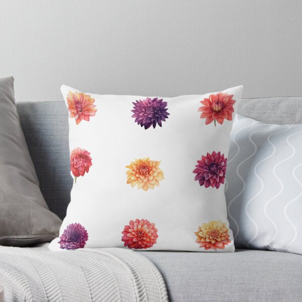Item preview, Watercolor Dahlia Flowers  designed and sold by silviaol.