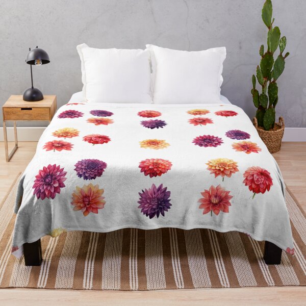 Item preview, Watercolor Dahlia Flowers designed and sold by silviaol.