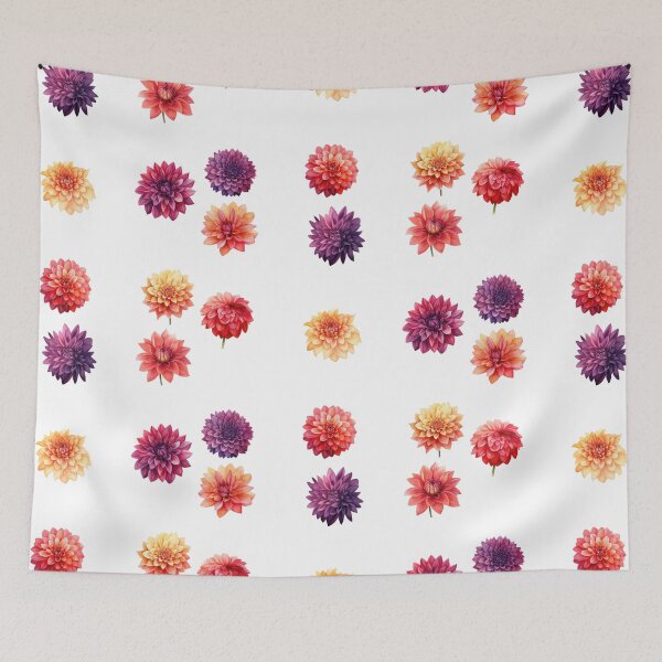 Item preview, Watercolor Dahlia Flowers  designed and sold by silviaol.
