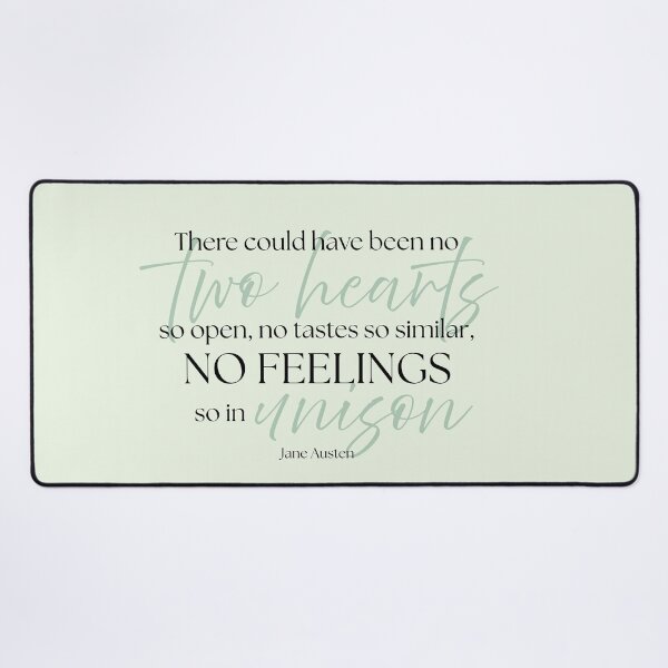Item preview, Jane Austen Quote – Persuasion – "No Two Hearts So Open" designed and sold by cheekymare.