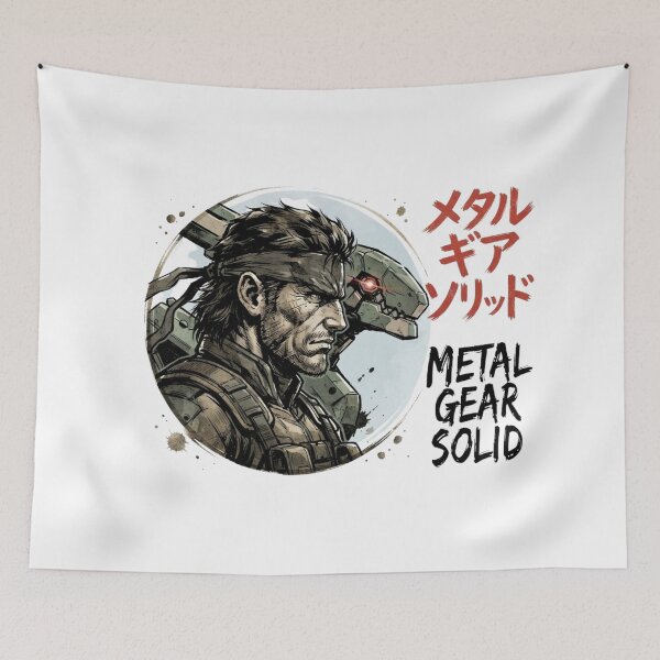 Item preview, Solid Snake Metal Gear Vintage Japanese Tactical Art designed and sold by Alaric4you.