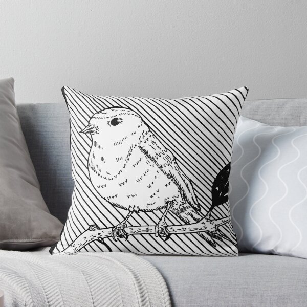 Item preview, Songbird on a Branch – Vintage Ink Drawing designed and sold by MrProtogonist.