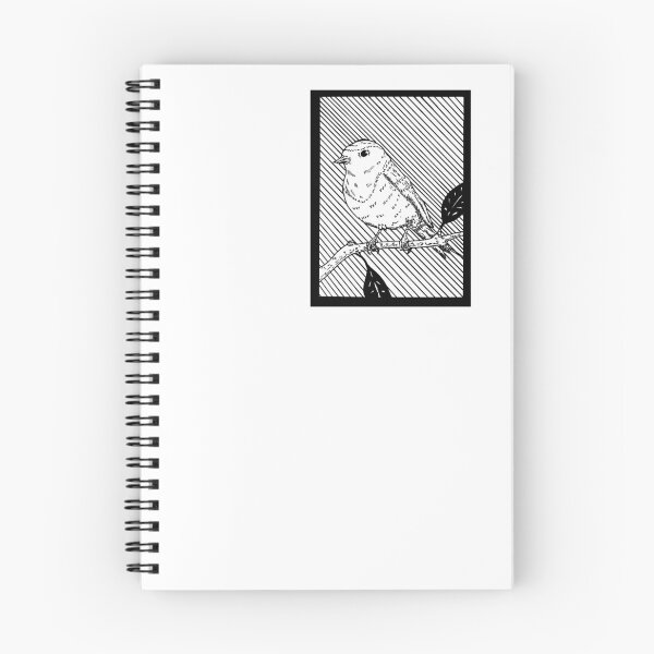 Item preview, Songbird on a Branch – Vintage Ink Drawing designed and sold by MrProtogonist.