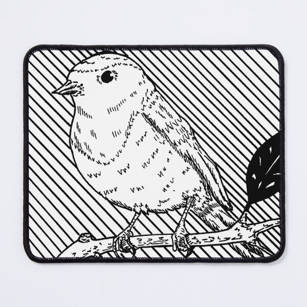 Item preview, Songbird on a Branch – Vintage Ink Drawing designed and sold by MrProtogonist.