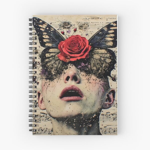 Item preview, Butterfly Reverie | Romantic Gothic Floral Art designed and sold by UrbanTempleArt.