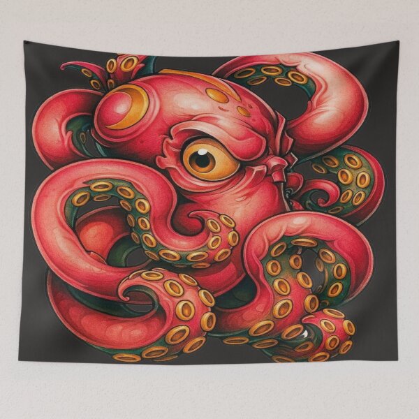 Item preview, octopus designed and sold by pksart1.