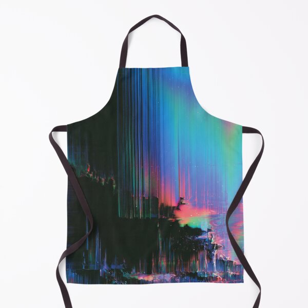 Item preview, Aurora Signal – Abstract Neon Glitch designed and sold by AlfiB.