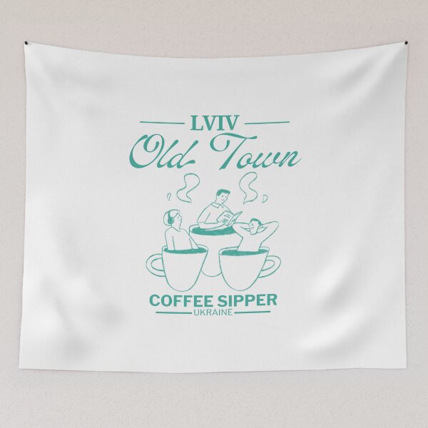 Item preview, Ukraine : Lviv old town coffee sipper designed and sold by Peerless-Prime.