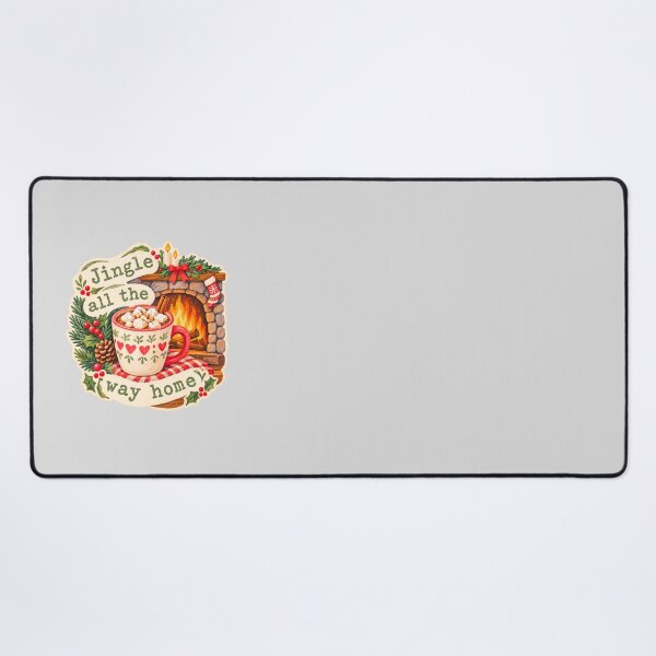 Item preview, Jingle All the Way Home Christmas Fireplace designed and sold by hattie's.