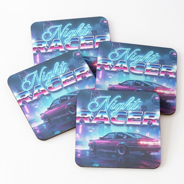 Item preview, Synthwave Night Racer designed and sold by BlueBerry45.