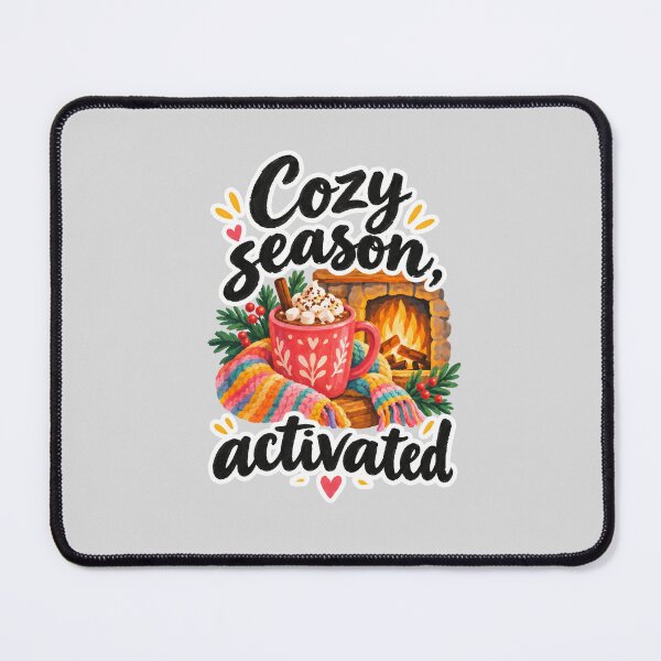 Item preview, Cozy Season Activated Winter Mug and Fireplace designed and sold by hattie's.