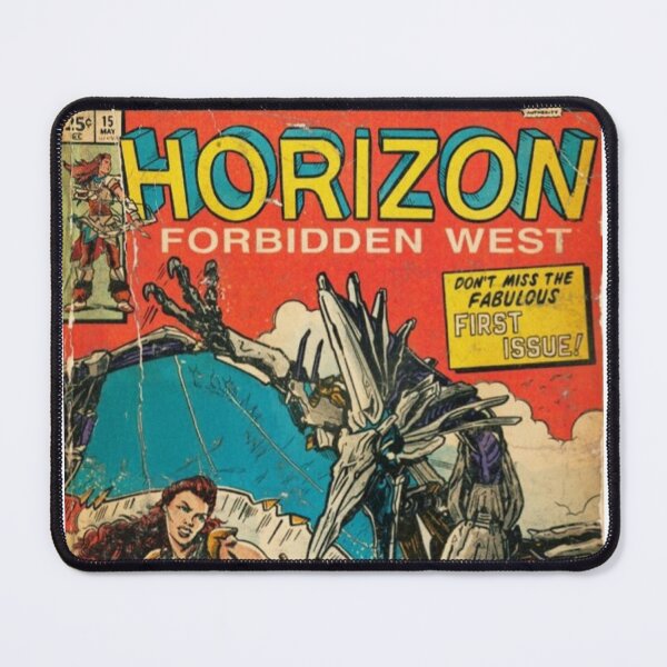 Item preview, Action Game Heroes Horizon Forbidden West Vintage Comic Book Original Custom Poster Art designed and sold by Cool Robot Bro..