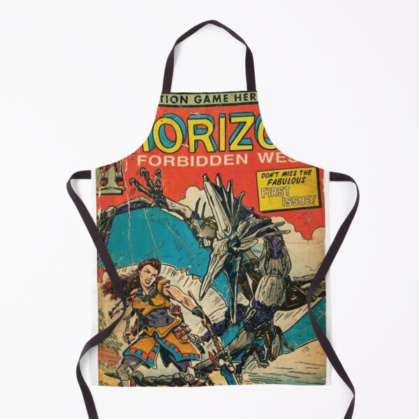 Item preview, Action Game Heroes Horizon Forbidden West Vintage Comic Book Original Custom Poster Art designed and sold by Cool Robot Bro..
