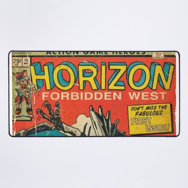 Item preview, Action Game Heroes Horizon Forbidden West Vintage Comic Book Original Custom Poster Art designed and sold by Cool Robot Bro..
