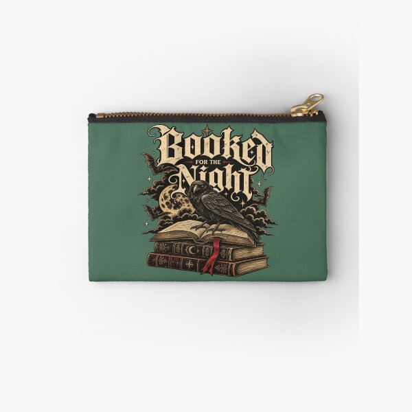Item preview, Gothic Raven Reader — Booked for the Night designed and sold by POD DYNASTY | Original Print On Demand T-Shirt Graphics.
