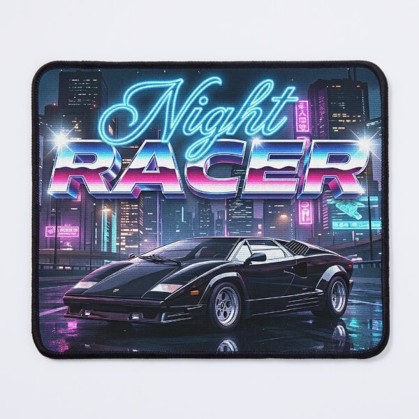 Item preview, Synthwave Supercar Night Racer designed and sold by BlueBerry45.