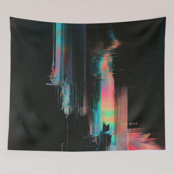 Item preview, Chromatic Rift – Abstract Digital Glitch designed and sold by AlfiB.