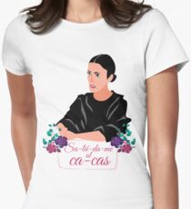 SAY HI TO THE CACAS Women's Fitted T-Shirt