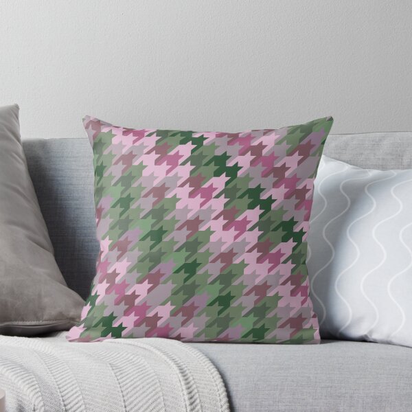 Item preview, Houndstooth: Pink and Green designed and sold by Aakheperure.