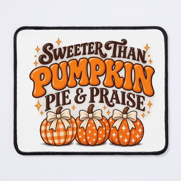 Item preview, Sweeter Than Pumpkin Pie And Praise - Preppy Christian Fall Aesthetic designed and sold by Final Chance Designs⭐️⭐️⭐️⭐️⭐️.