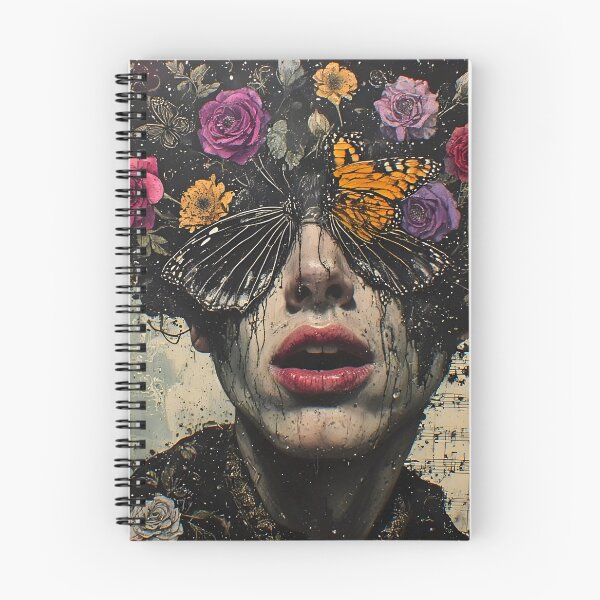 Item preview, Bloom Into The Darkness – Stunning Gothic Butterfly Portrait designed and sold by UrbanTempleArt.