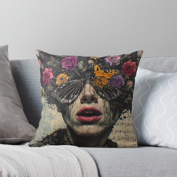 Item preview, Bloom Into The Darkness – Stunning Gothic Butterfly Portrait designed and sold by UrbanTempleArt.