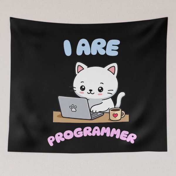 Aperçu de l'œuvre JE SUIS PROGRAMMEUR – Humour de programmeur créée et vendue par JeraiffsonCorner .