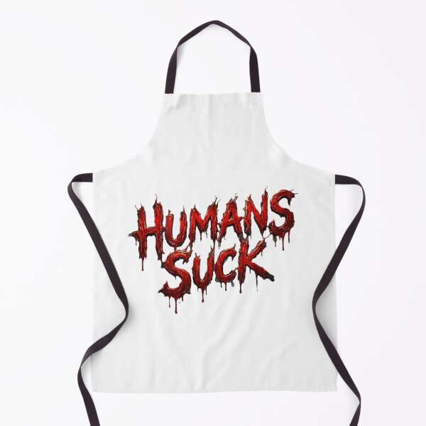 Item preview, Humans Suck Bloody Horror Font Misanthrope Graphic Design designed and sold by NotSoSubtleRosiePeas.
