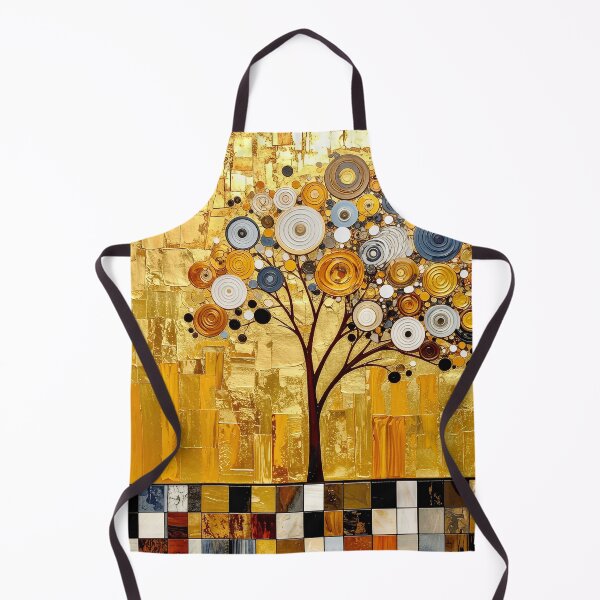 Item preview, Ornate Gold Leaf and Mosaic Circle Tree designed and sold by Vicky Brago-Mitchell®.