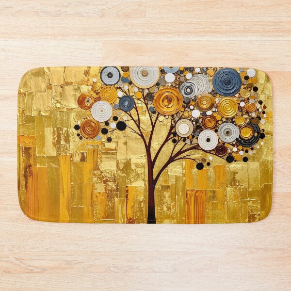 Item preview, Ornate Gold Leaf and Mosaic Circle Tree designed and sold by Vicky Brago-Mitchell®.