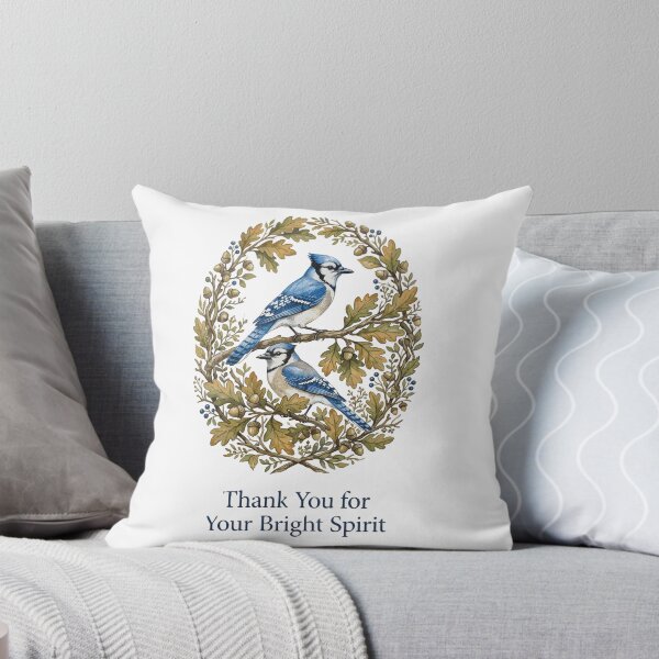 Item preview, Blue Jays Thank You Bright Spirit designed and sold by Tiffany Roy.