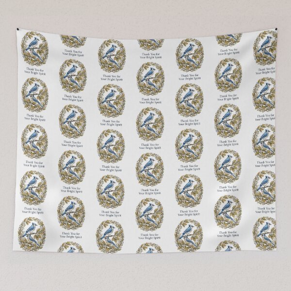 Item preview, Blue Jays Thank You Bright Spirit designed and sold by Tiffany Roy.